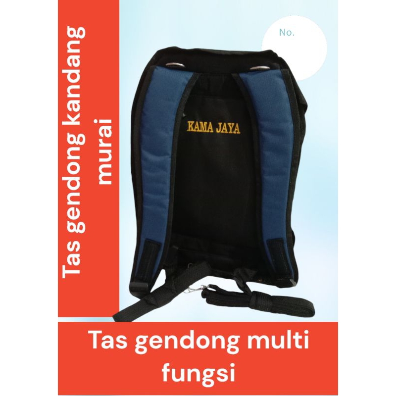 tas gendong kandang murai