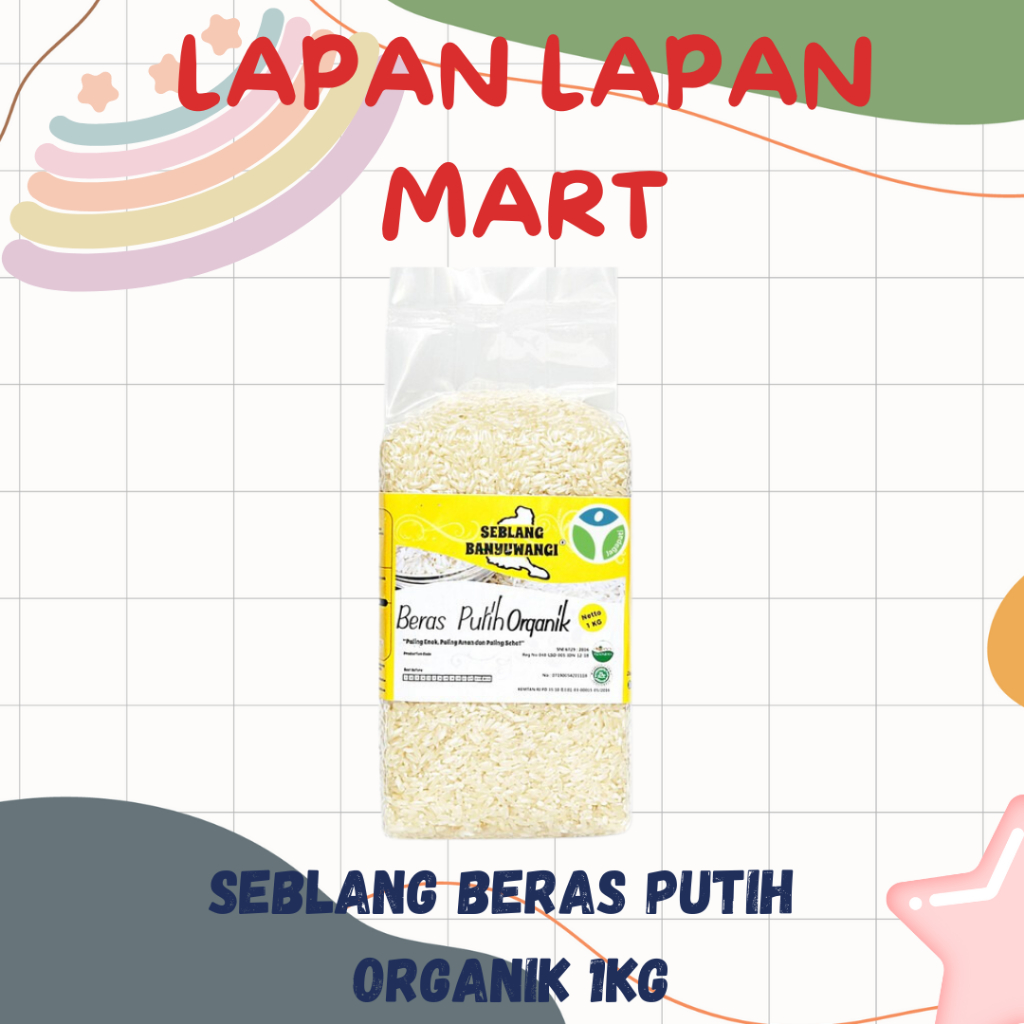 

Seblang Beras Putih Organik 1kg