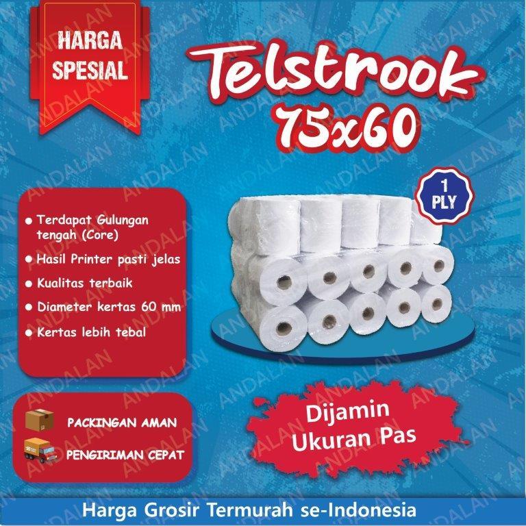 

Kertas Struk Kasir NCR 1 Ply uk 75x60 Telstruk