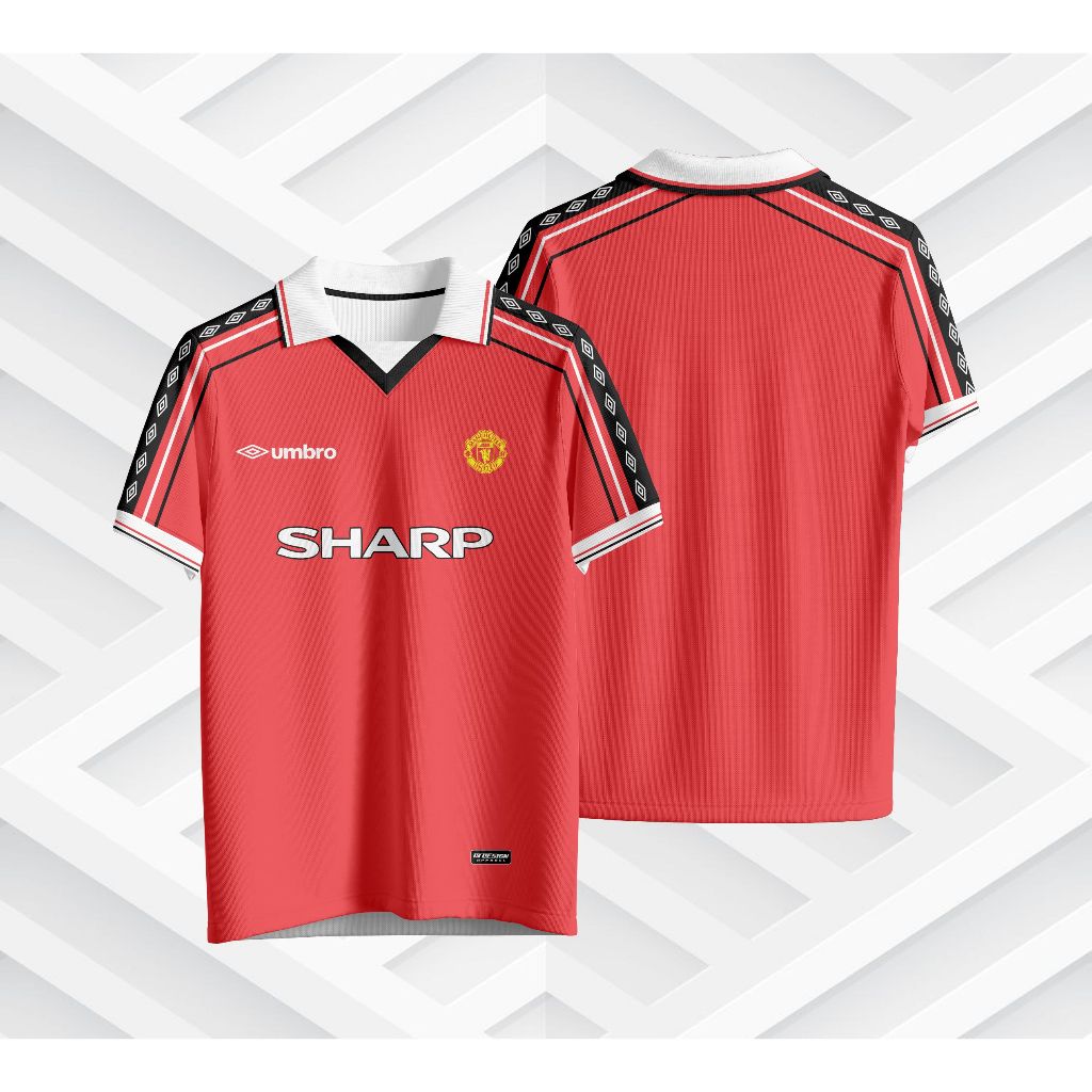 Kaos Manchester United // Jersey Retro MU // Jersey Manchester United // Jersey Sepakbola // MU
