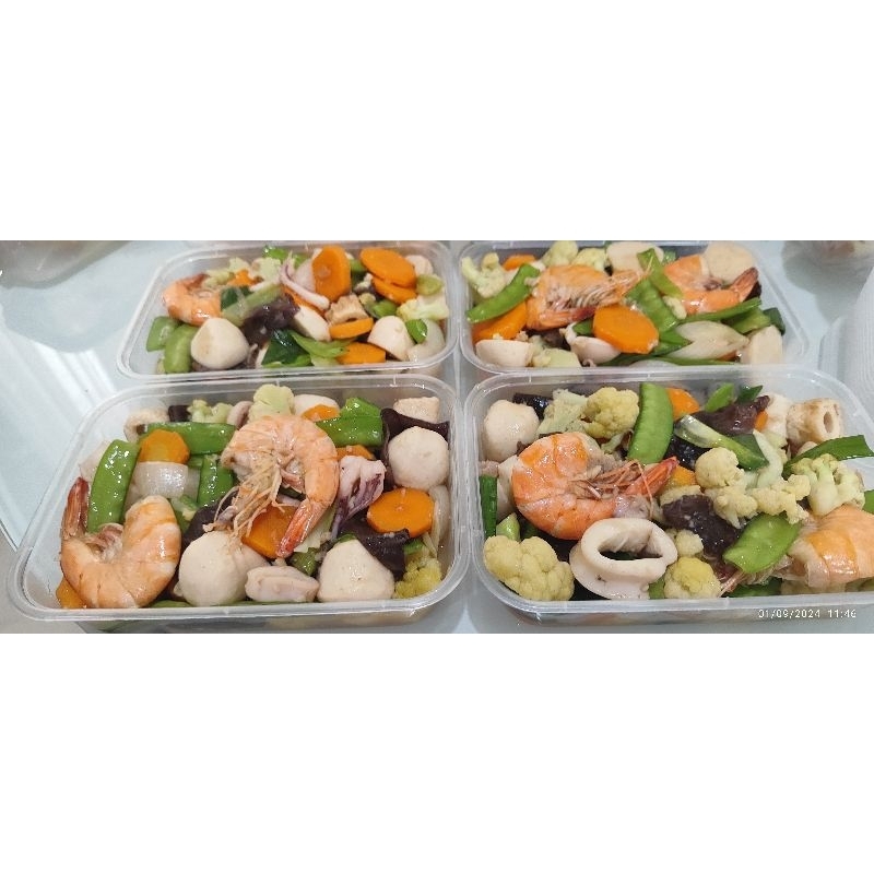 

Capcay sayuran seafood