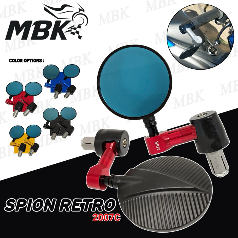 SPION JALU END BULAT RETRO UNIVERSAL MOTOR VARIO MIO BEAT NMAX AEROX PCX M3 SOUL XEON DLL
