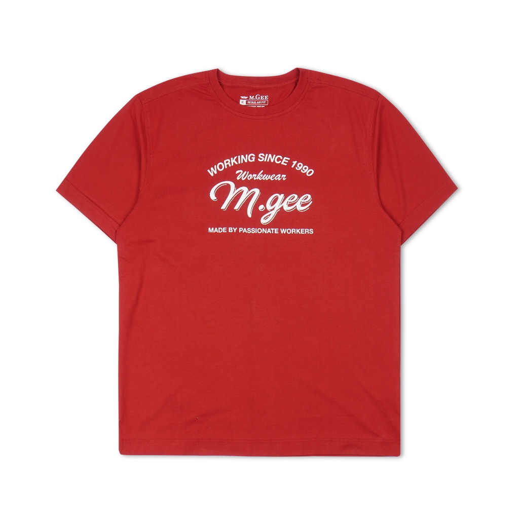 Kaos Original MGEE - Kaos Kasual Lengan Pendek Pria Original MGEE Oliver CKPR 126 Red