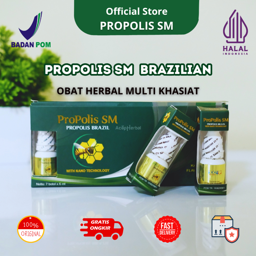 Walatra Propolis Brazil SM Original. Bersaing dengan Melia, Moment Brazilian - Asli Teknologi Nano