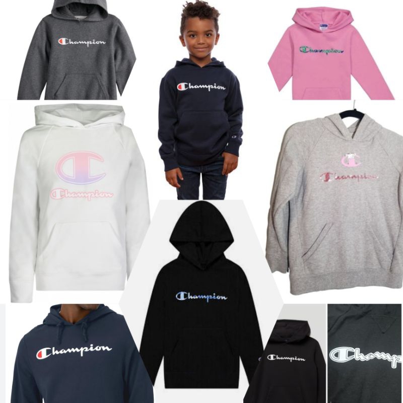 PHI169 Sweater Hoodie Anak Champion Unisex Laki Laki Perempuan Remaja