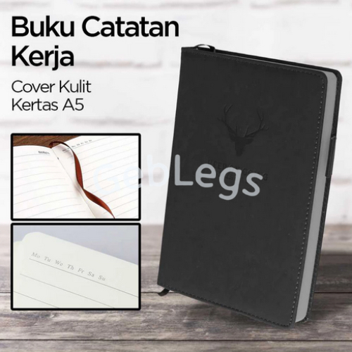 

Buku Tulis Catatan Diary Kerja Kantoran Belajar Anak Sekolah Notebook A5 Cover Kulit Premium