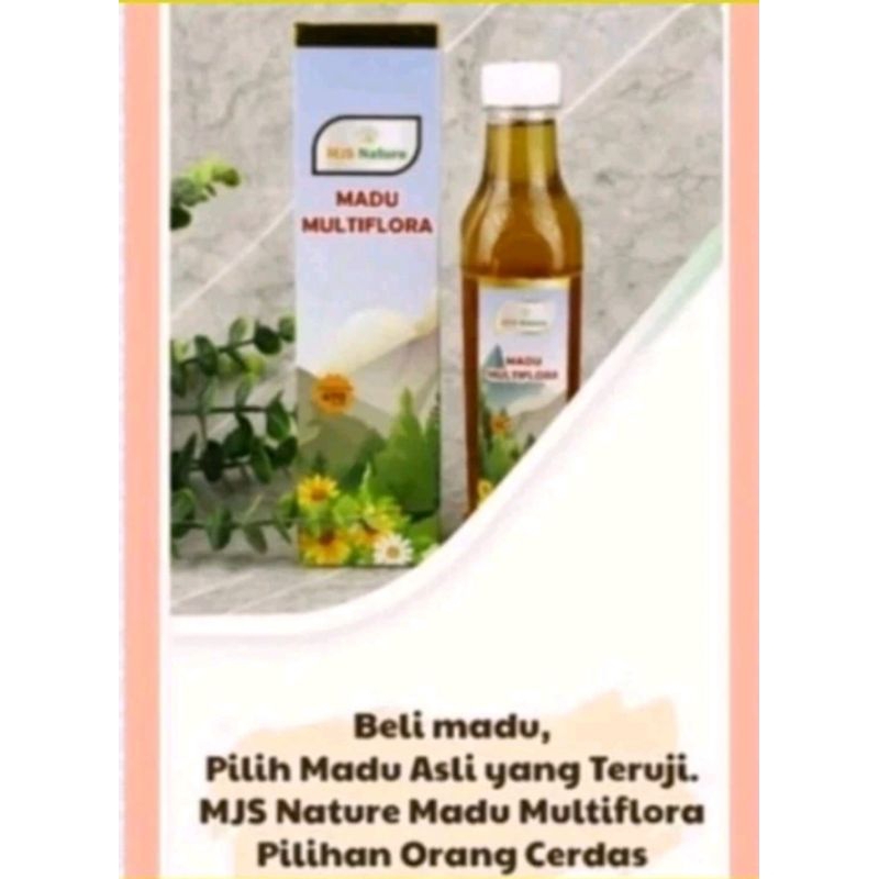 

MADU MURNI MULTIFLORA MJS NATURE asli 100%,