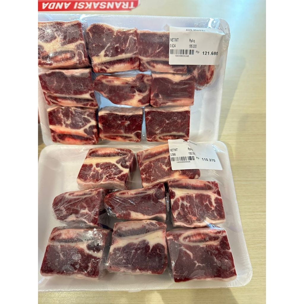 

AUS Shortribs Bone-in - Iga Sapi Australia - Cocok untuk Iga Penyet, Sop dll (500gr)