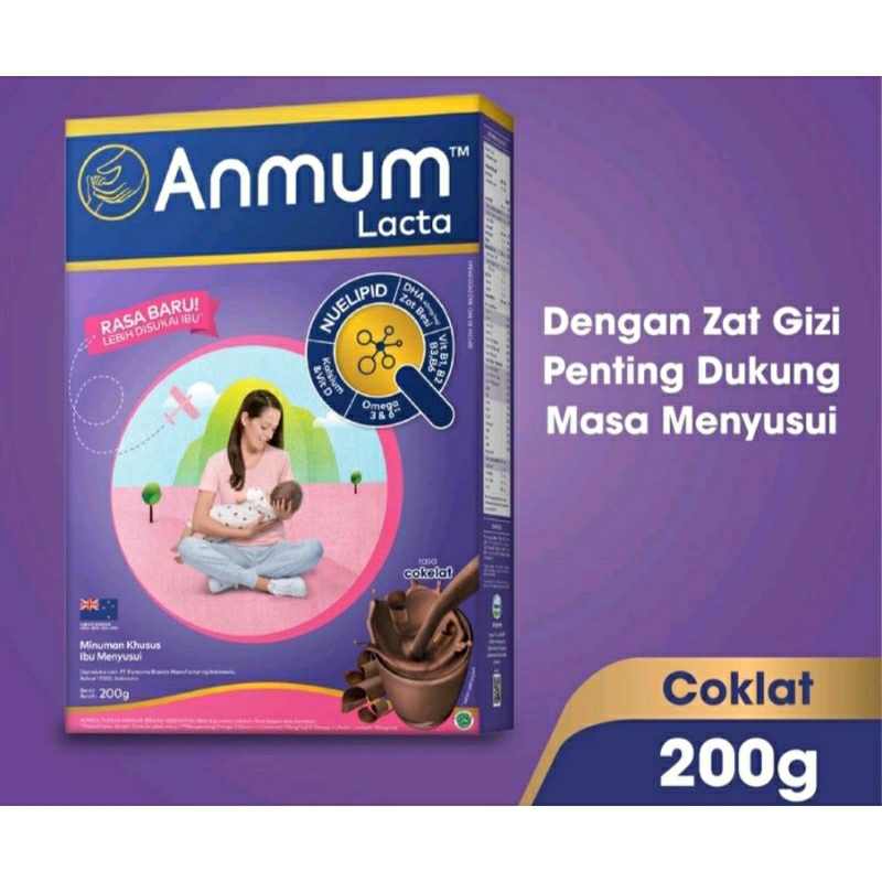Anmum Lacta Coklat 200gr