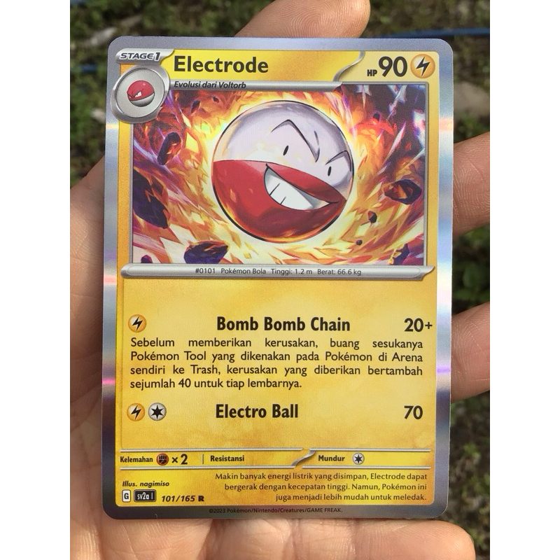 KARTU POKEMON ELECTRODE LANGKA