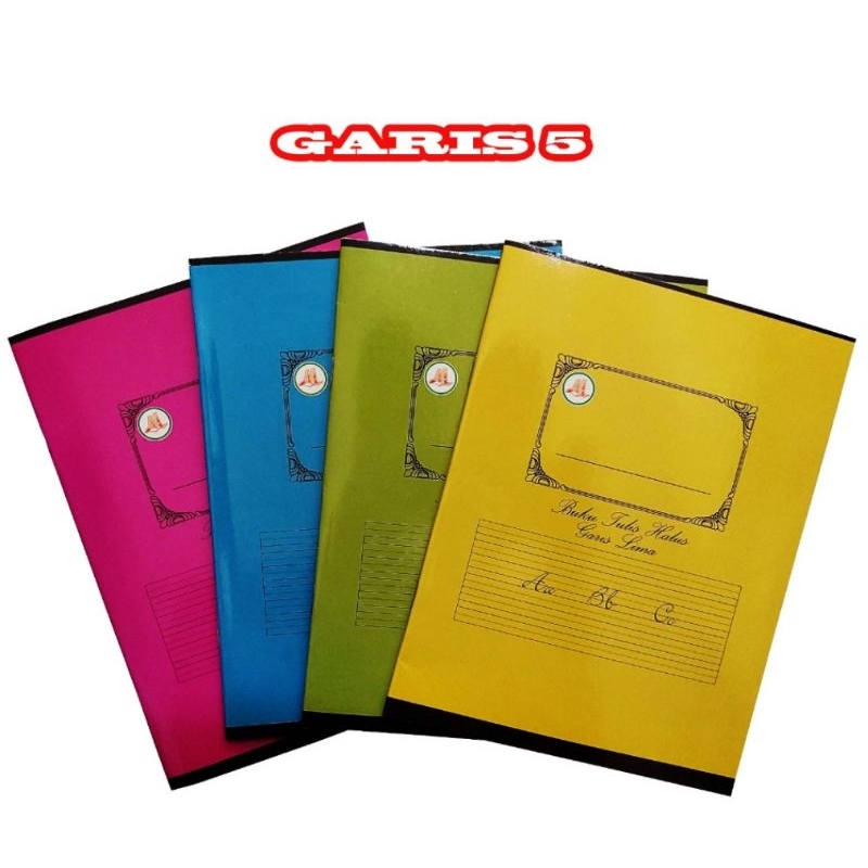 

AA Buku Garis Lima - Buku Tulis Garis 5 - Buku Menulis Indah