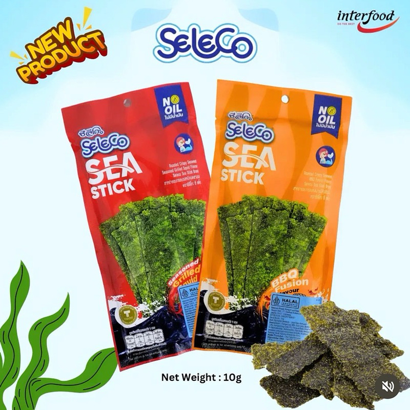

Seleco Sea Stick Roasted Crispy Seaweed 10g