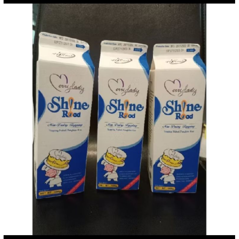 

Whipping Cream Shine Road 1Liter Topping Dekorasi Cake