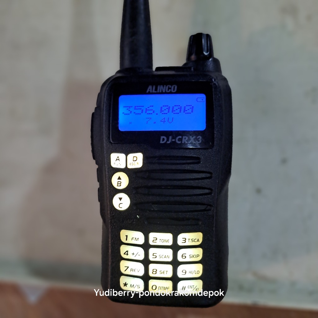 HT ALINCO CRX3 UHF LOW BAND ALINCO CRX 3 UHF 350MHZ BEKAS ALINCO DJ CRX3 NORMAL