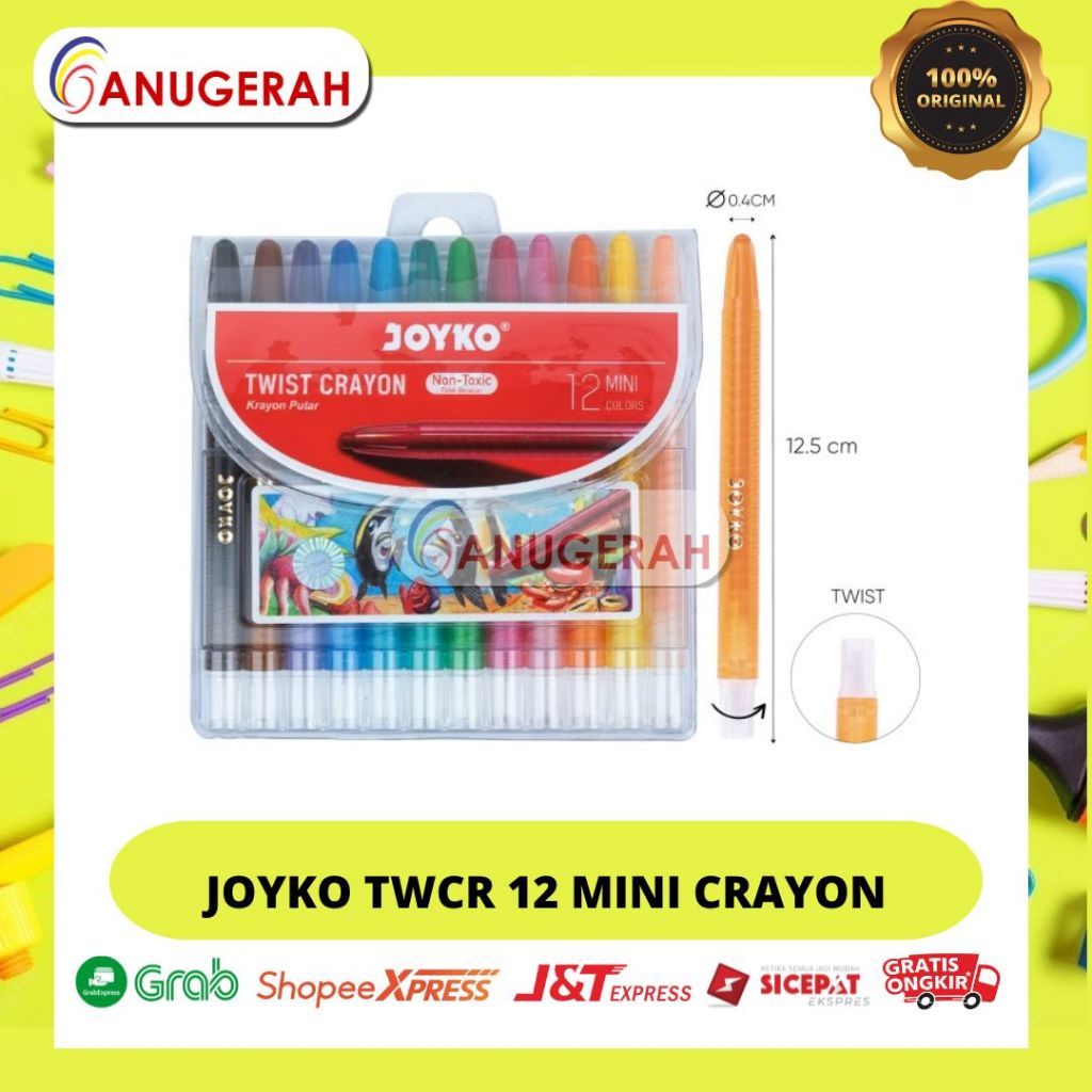 

JOYKO TWCR 12 MINI CRAYON PUTAR