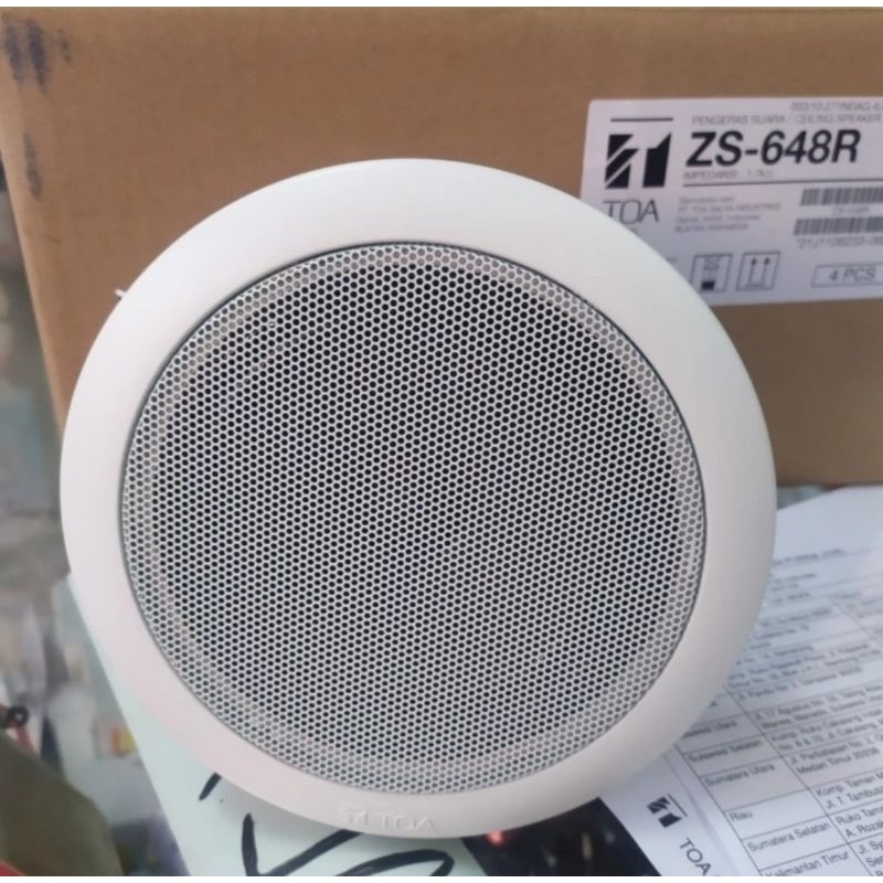Speaker Ceiling Toa ZS 648R Original Speaker Toa Zs 648r