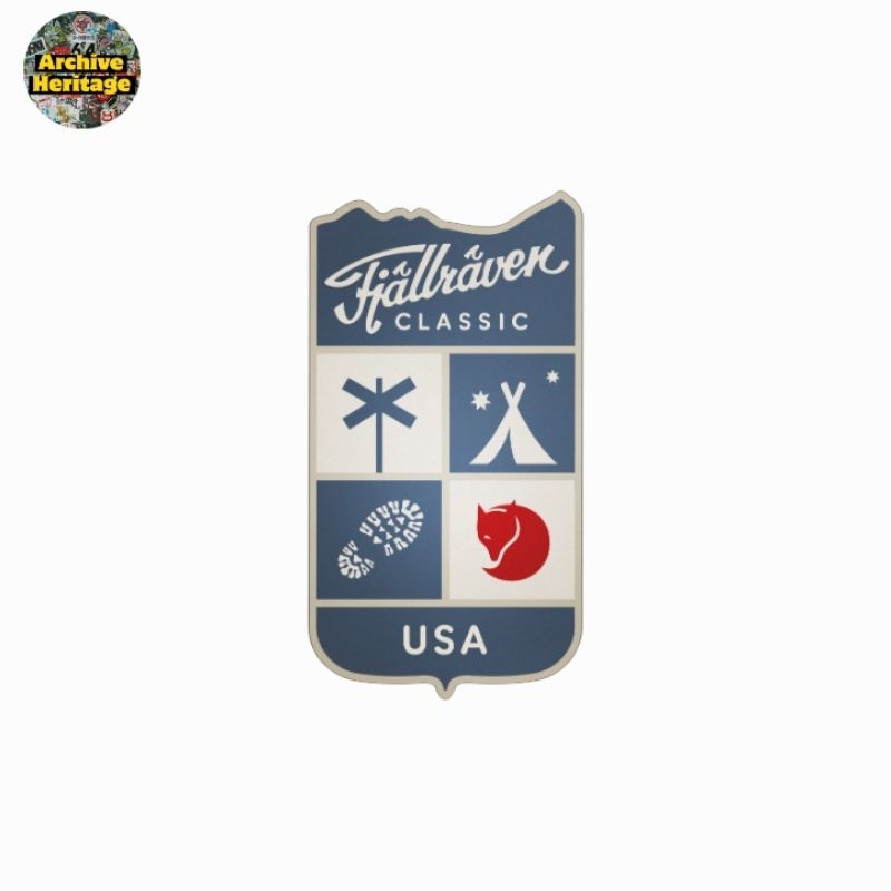 

sticker Fjallraven classic usa brand outdoor clothing stiker