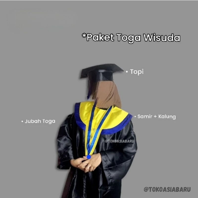 TOGA WISUDA SMP/SMA/MAHASISWA SERAGAM