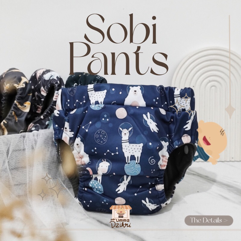 Clodi Sobi Pants Combo | Popok kain Celana Bayi balita