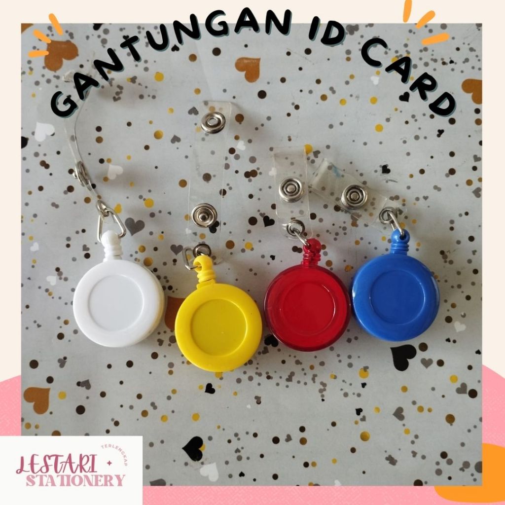 

Gantungan Id card Yoyo | Gantungan Name tag | Name tag | Cantolan id card | Lestari Stationery