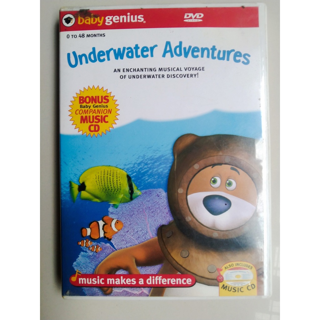 Baby Genius - Underwater Adventures (CD + DVD)