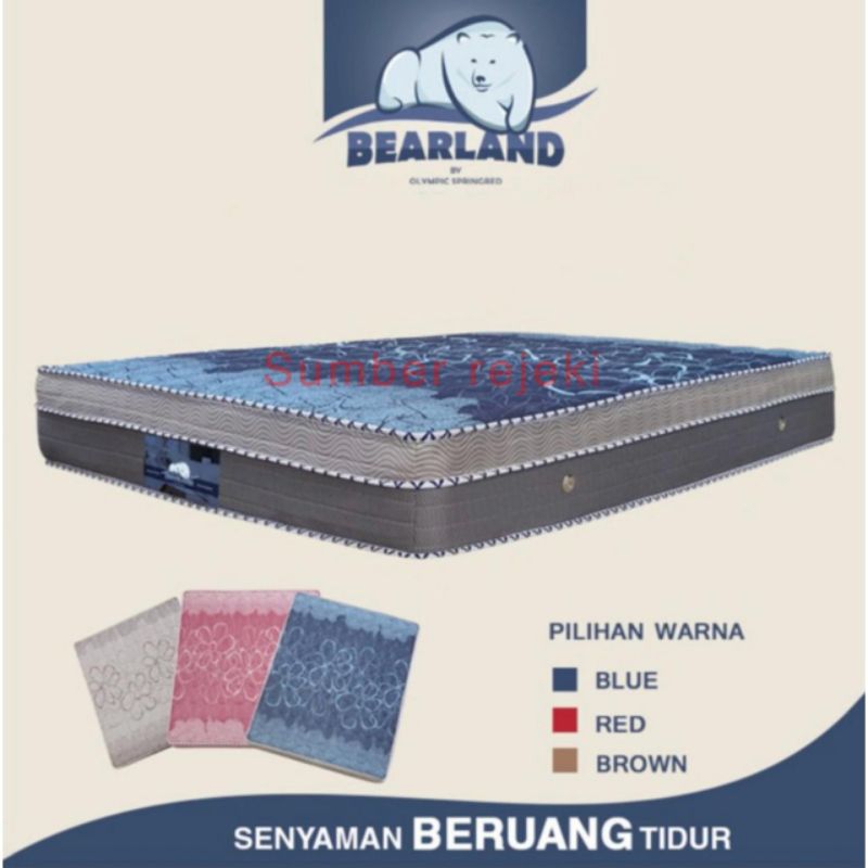 olympic bearland plush top 100 x 200 matras springbed 100 kasur spring bed plushtop 100x200
