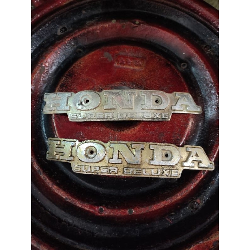 emblem tengki Honda gl 100 original