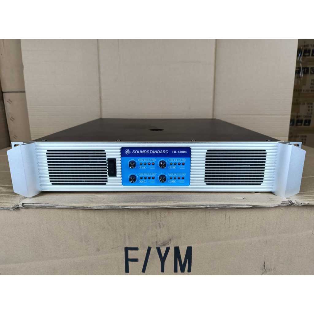 (YM) POWER AMPLIFIER SOUNDSTANDARD TD-12004 / TD12004 / TD 12004 WARNA PUTIH