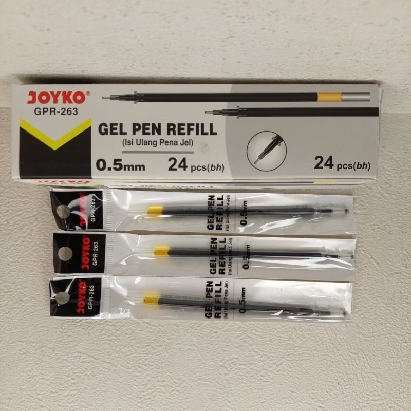 

Isi ulang // Refill gel pen merk JOYKO / isi 24pcs