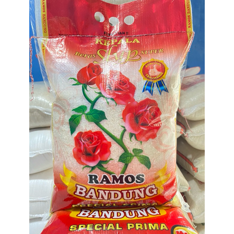 

Beras Bunga Ramos Bandung 5kg Pulen Putih Bersih