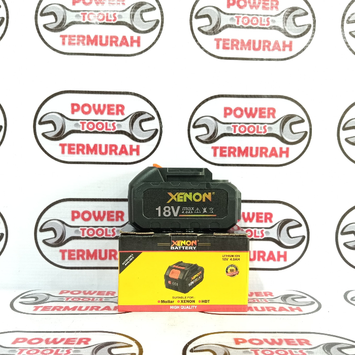 XENON 18V 4A BATERAI BOR GERINDA CORDLESS XENON CDID CDAG 1845 BATERE