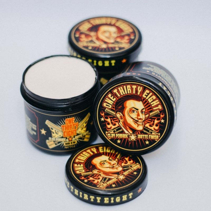 minyak rambut_pria_wangi_onethirtyeight_stronghold_matteclay_pomade