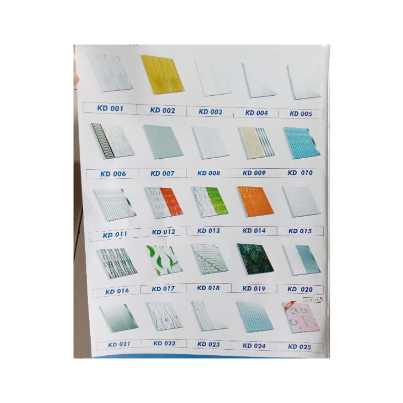 plafon PVC ukuran 100cm ready papan plafon PVC murah