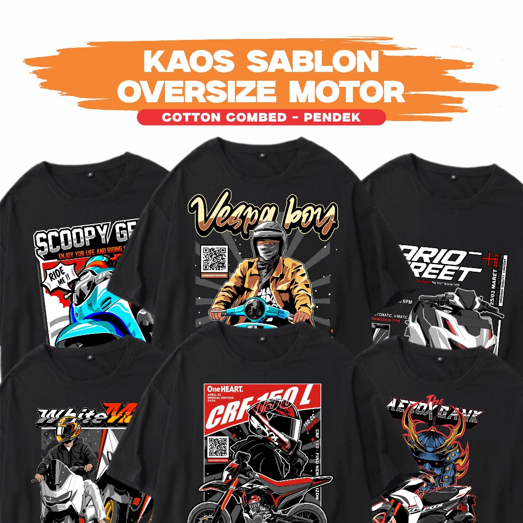 KAOS OVERSIZE AWESAM MOTOR
