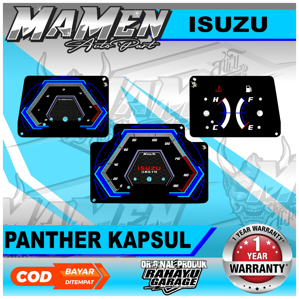 PAPAN SPEEDOMETER CUSTOM ISUZU PANTHER KAPSUL