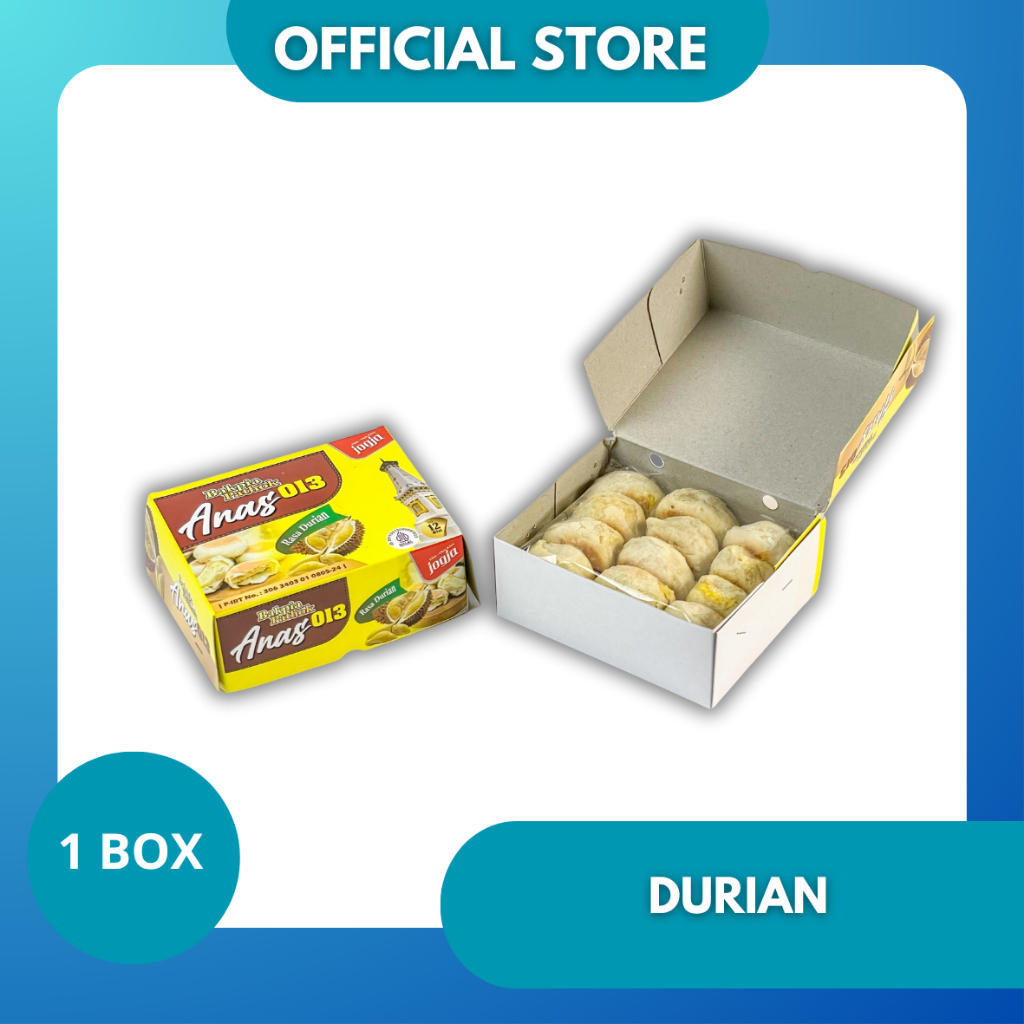 

[1 BOX] BAKPIA PATHOK ANAS DURIAN ASLI JOGJA ISI 12