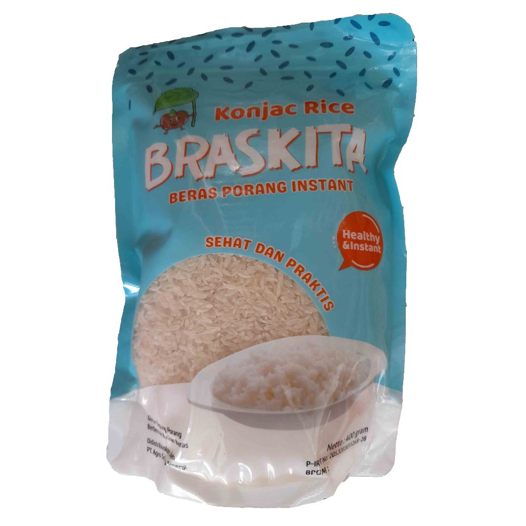 

BRASKITA BERAS PORANG INSTANT 400GR PCH