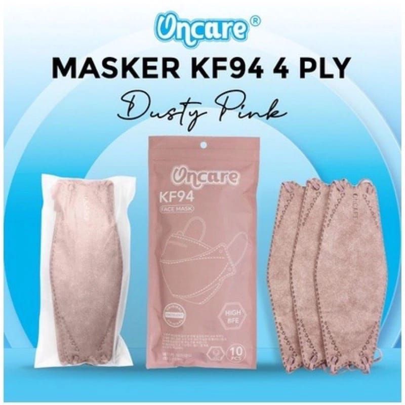 Masker Kf 94 Dewasa Oncare Premium 4ply Hitam putih warna isi 10pc
