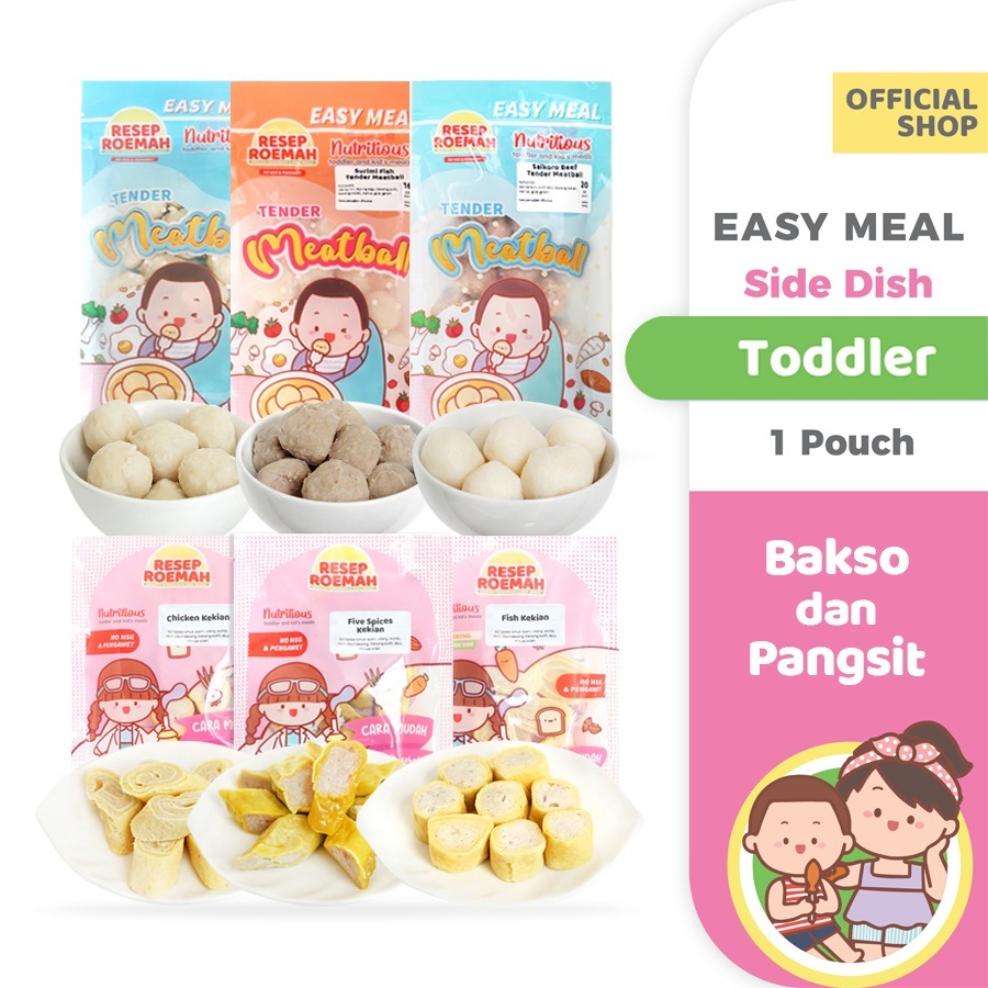 

Resep Roemah Bakso dan Pangsit untuk Anak/ Tender Meatball and Wonton for Toddler & Kids / Homemade Frozen Food / Makanan Sehat / No MSG