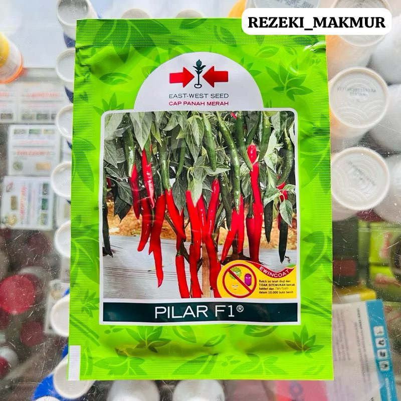 Benih Cabe Pilar F1 1500 butir Cabe Merah besar Cap Panah Merah