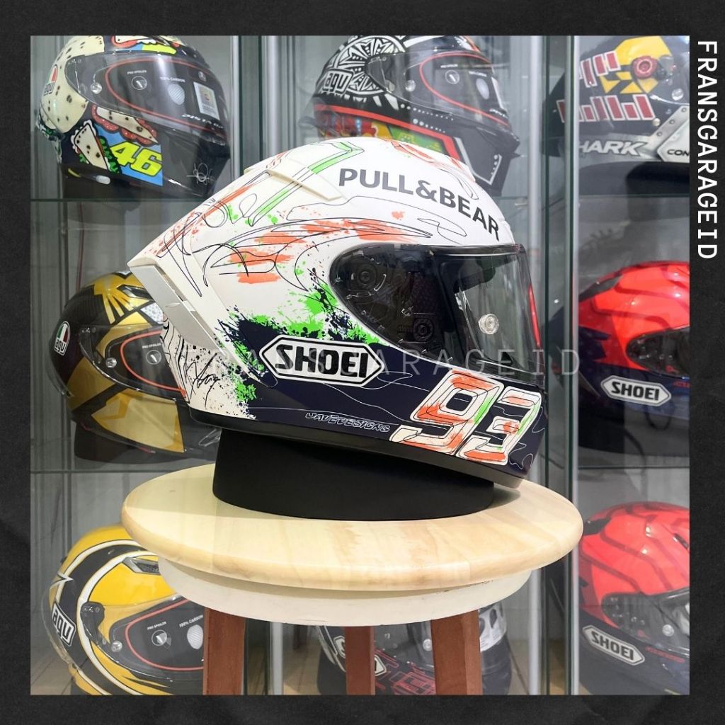 HELM SHOEI x14 CATALUNYA XSPIRIT FULLFACE 1:1 BAHAN ABS PREMIUM QUALITY