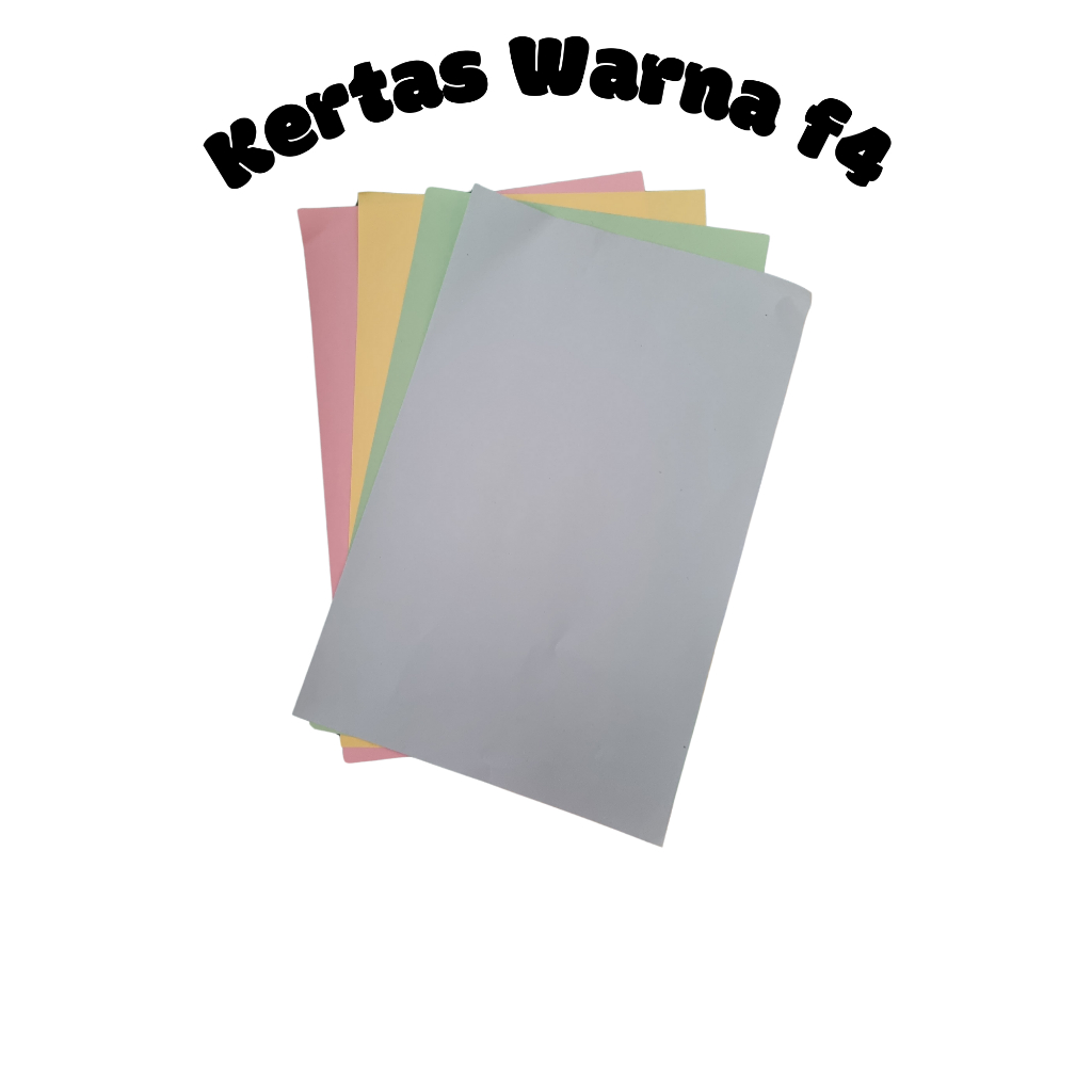 

Kertas HVS Warna F4 (70 gsm)