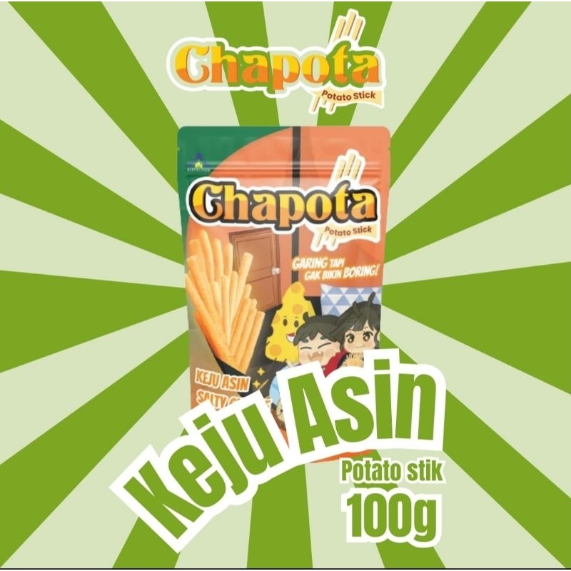 

CHAPOTA POTATO STICK KEJU ASIN 100G