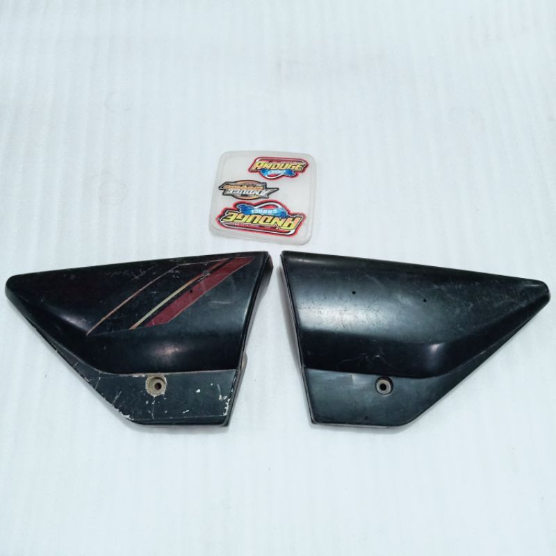 cover tempong kempol tutup box aki Suzuki TRS super deluxe 118 hitam Oryginal bekas second