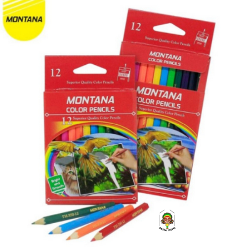 

Alat Tulis Sekolah Pensil Warna Pendek Color Pencil Pensil Warna Kecil 1 Set Isi 12pcs