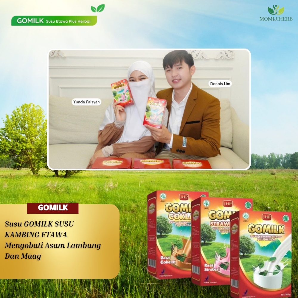 

GOMILK Official Store 200Gram Gomilk Susu Kambing etawa plus Herbal dan daun kelor solusi obat maag dan asam lambung Minum susu yuk Etawaku Etawalin Gomars Al Ghonam skygoat Syifagoat