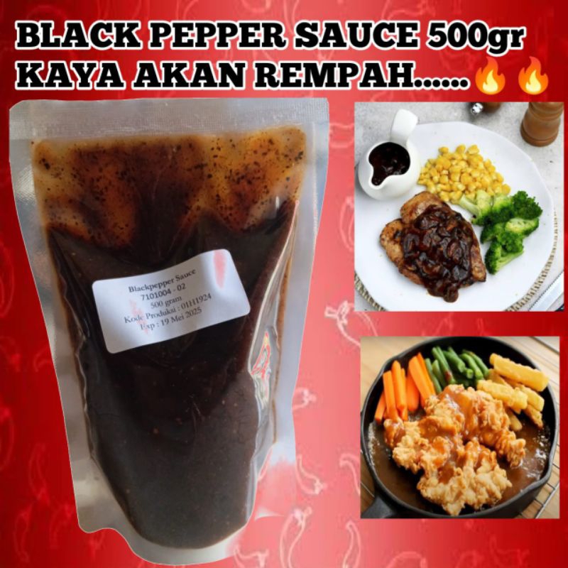 

Saos Black Pepper 500gr