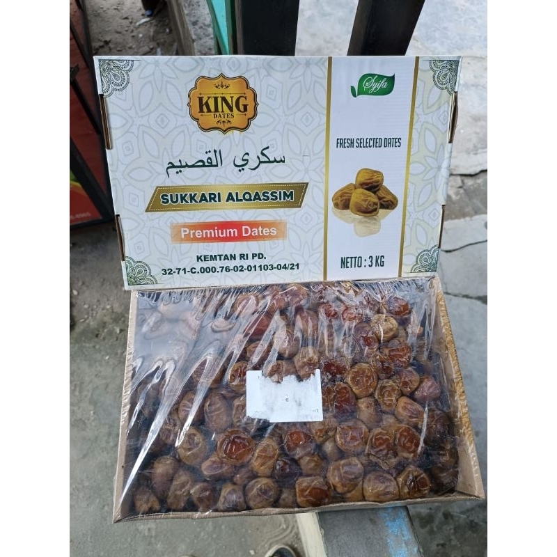 

Kurma Sukari King Premium 1Dus berat 3kg