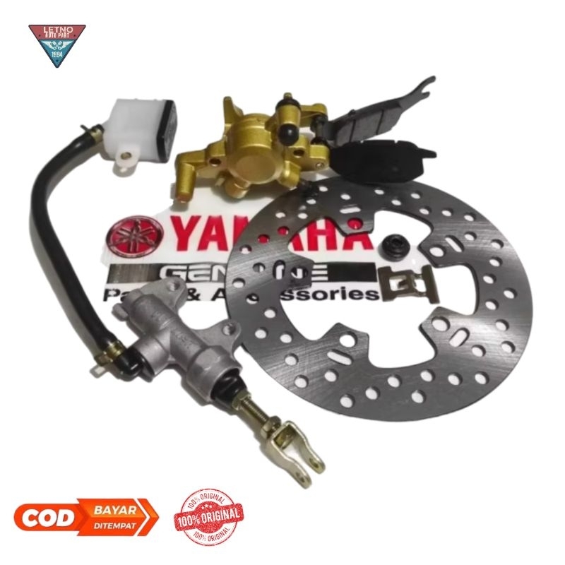 Paketan Piringan Belakang Vixion Old New Kaliper Caliper Cakram Master Rem Set Yamaha Vixion old