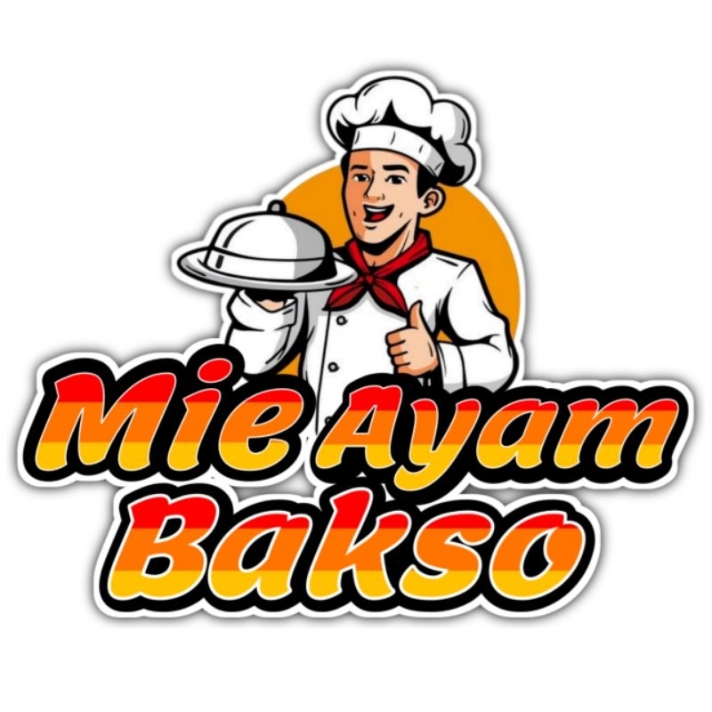 

Stiker Mie Ayam Bakso | Stiker Gerobak Jualan